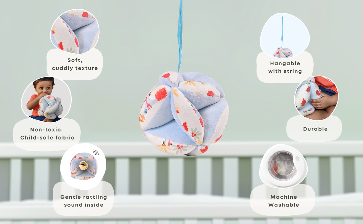 Clutch Rattle Clutch Ball For Babies With Rattle – Aariv Toys