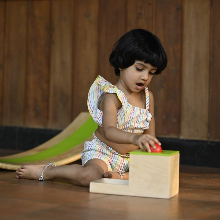 The Permanence Box with Tray and Ball Ball- Drop - AARIV TOYS